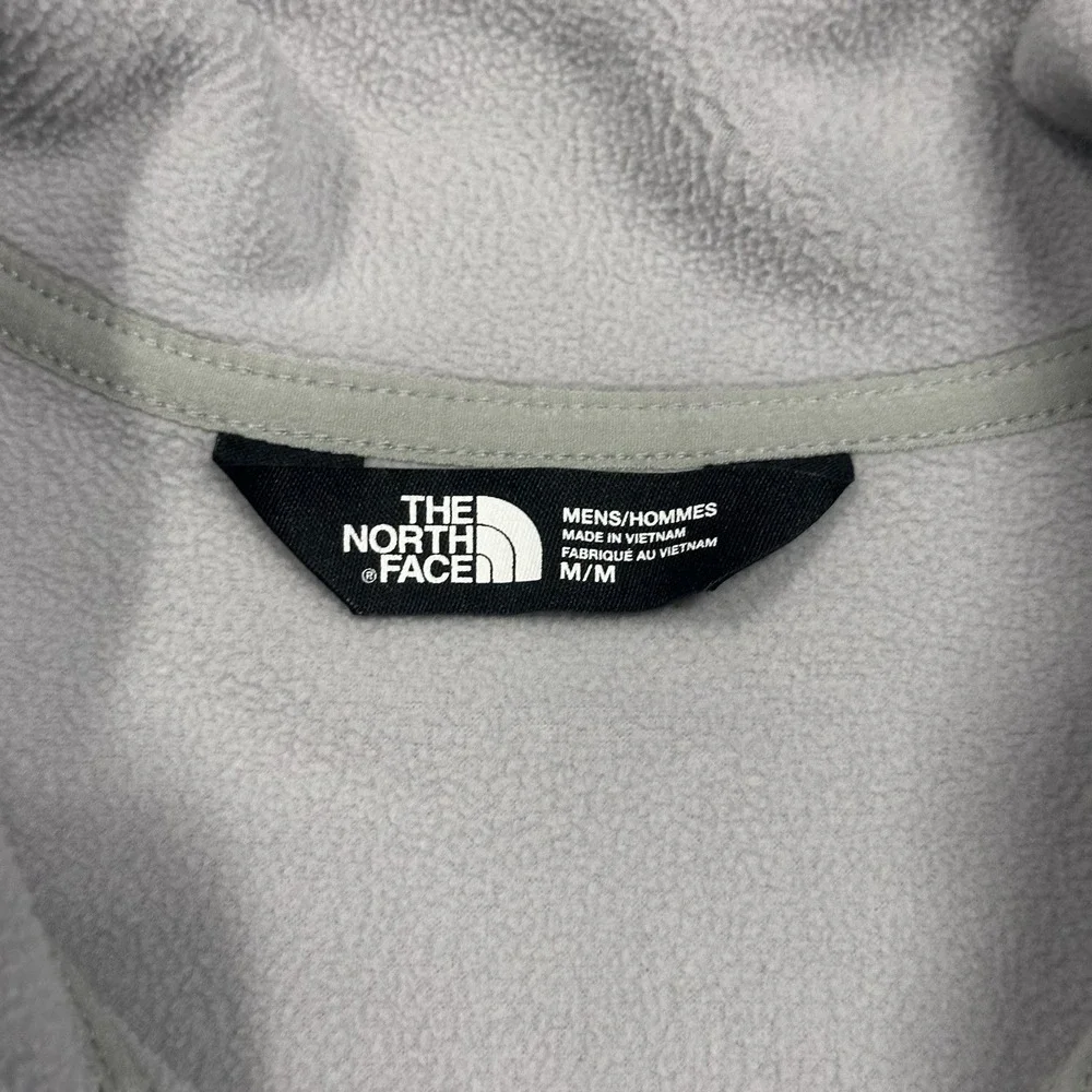 The North Face Krestwood Mens Medium Gray Full Zip Mock Neck Jacket Outdoors